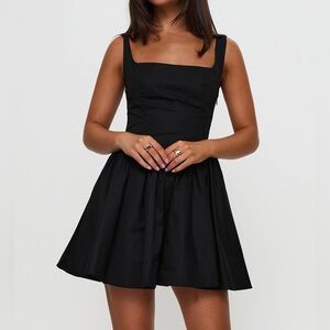 Princess Polly Straplie Mini Dress Black
